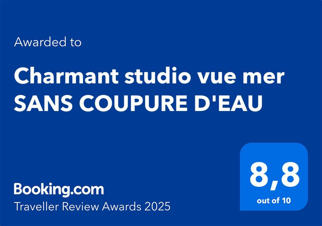 Charmant Studio Vue Mer Sans Coupure D'Eau Le Gosier  Luaran gambar